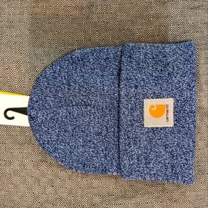 NWT Carhartt Marled Heather Denim Blue Knit Beanie